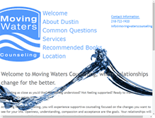 Tablet Screenshot of movingwaterscounseling.com